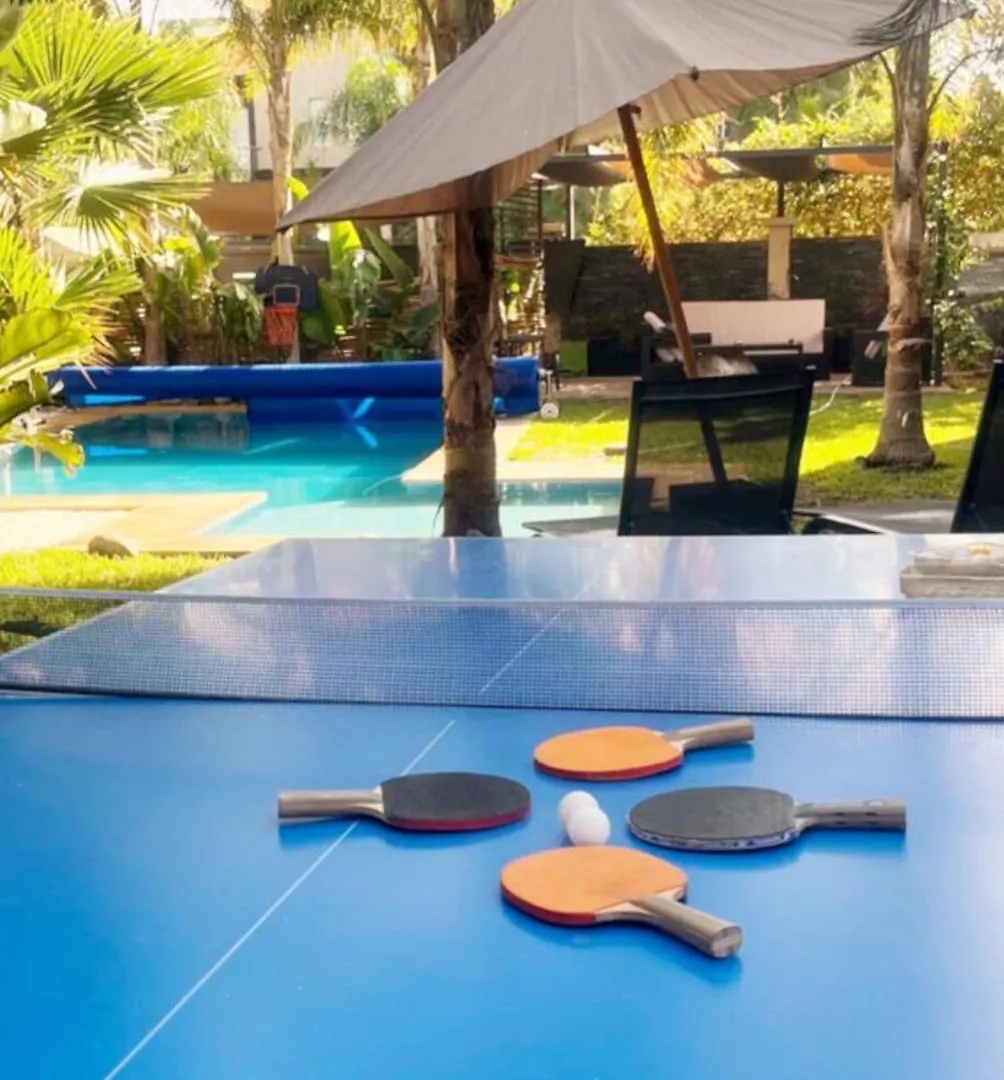 Exotic Vip Villa Family Only -Service Chambre,Billard,Ping-Pong,Piscine Privee Chauffee Sur Demande Marrakesh